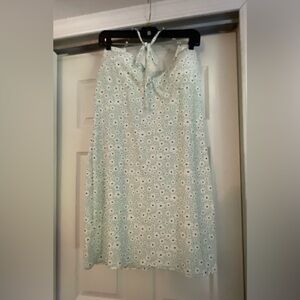 NWOT BEADED HALTER SUNDRESS/COVERUP